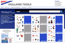 Tablet Screenshot of hollandtools.nl